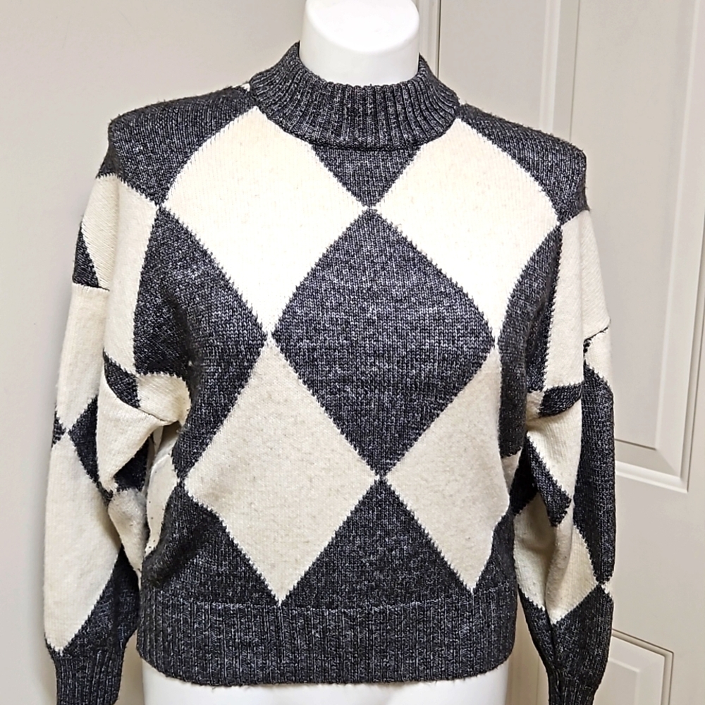 Pringle Of Scotland H&M Harlequin Pattern Sweater